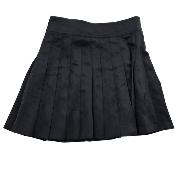 Karl Lagerfeld Paris Black Pleated Skirt Size 8 - Picture 2 of 7